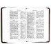 048 Библия кожаная "Крест" (11480) бордовая, малый формат
