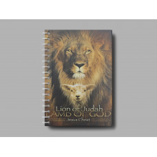 Блокнот формат А5 "Lion of Judah Lamb of God Jesus Christ" (А5-11)