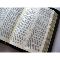 077ztig Біблія чорна шкіра (11752) великий формат