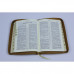 055ztig Библия коричневая, тиснение (11552) средний формат