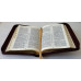 047ztig Библия кожаная бордовая (1144)  малый формат