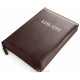 057ztig Библия кожа бордо (11549) средний формат