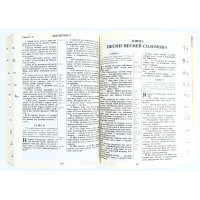 075tis Библия белая с тиснением (11764) большая