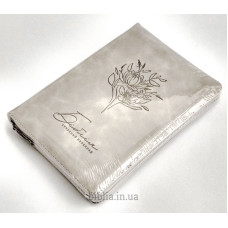 056ztig Біблія, колір "Сірий шовк", сучасний переклад (105-56-16) середній формат