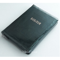 076ztig Біблія з оливою зелена, сучасний переклад (105-76-14) великий формат