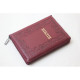 055ztig Біблія бордо з квітами (10554) середній формат