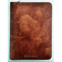 Обложка из плотного кожзаменителя №11 (8111) коричневая