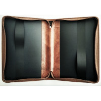 Обложка из плотного кожзаменителя №11 (8111) коричневая