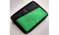 043 Обкладинка-сумка чорно-зелена (8021) для Біблії