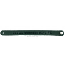 Браслет "Jesus changed my life" (BK 23) средний